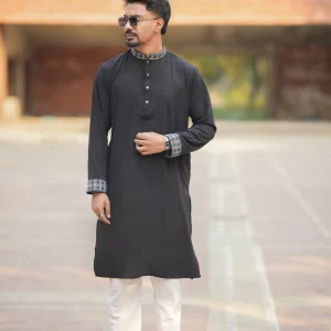 panjabi, desi style, black panjabi