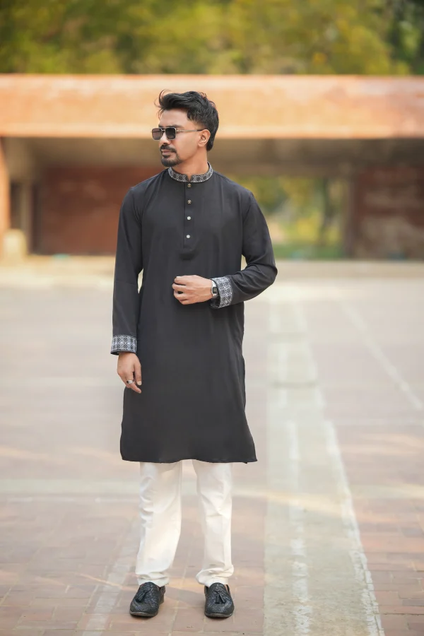 panjabi, desi style, black panjabi